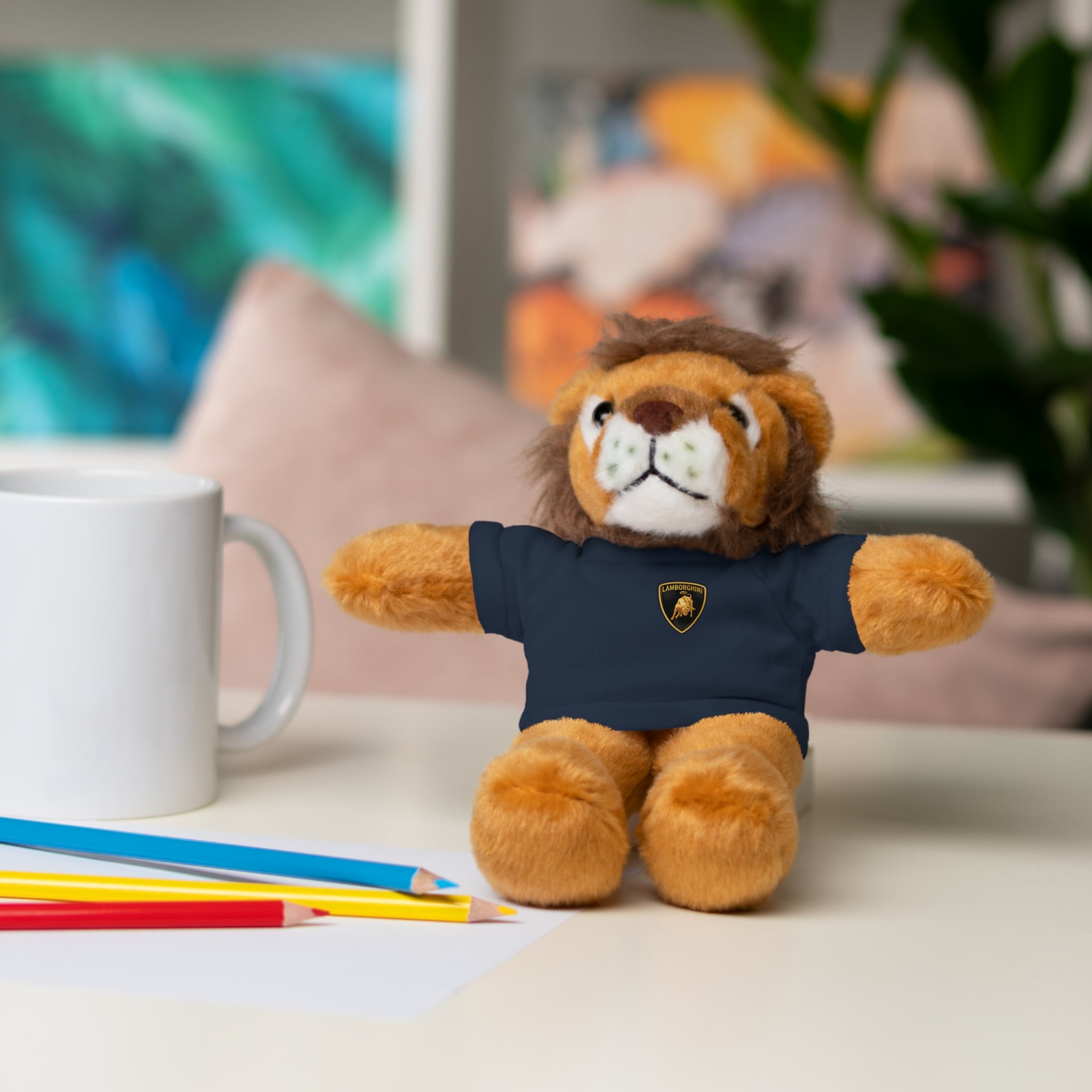 Plush Toy LAMBORGHINI Logo Stuffed Animal