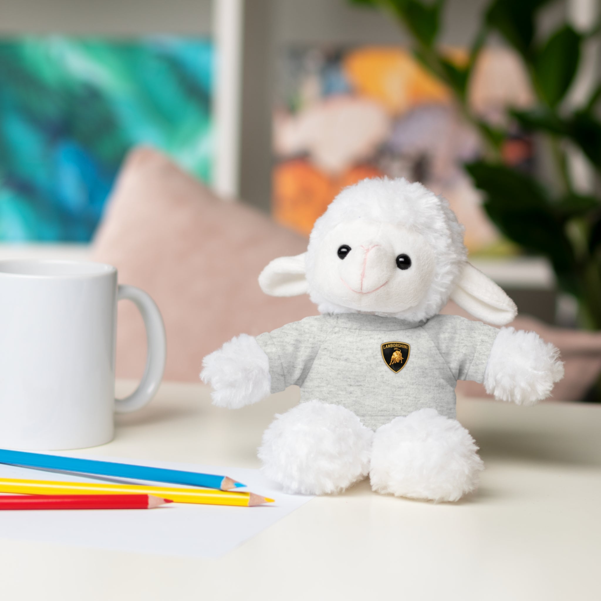 Plush Toy LAMBORGHINI Logo Stuffed Animal