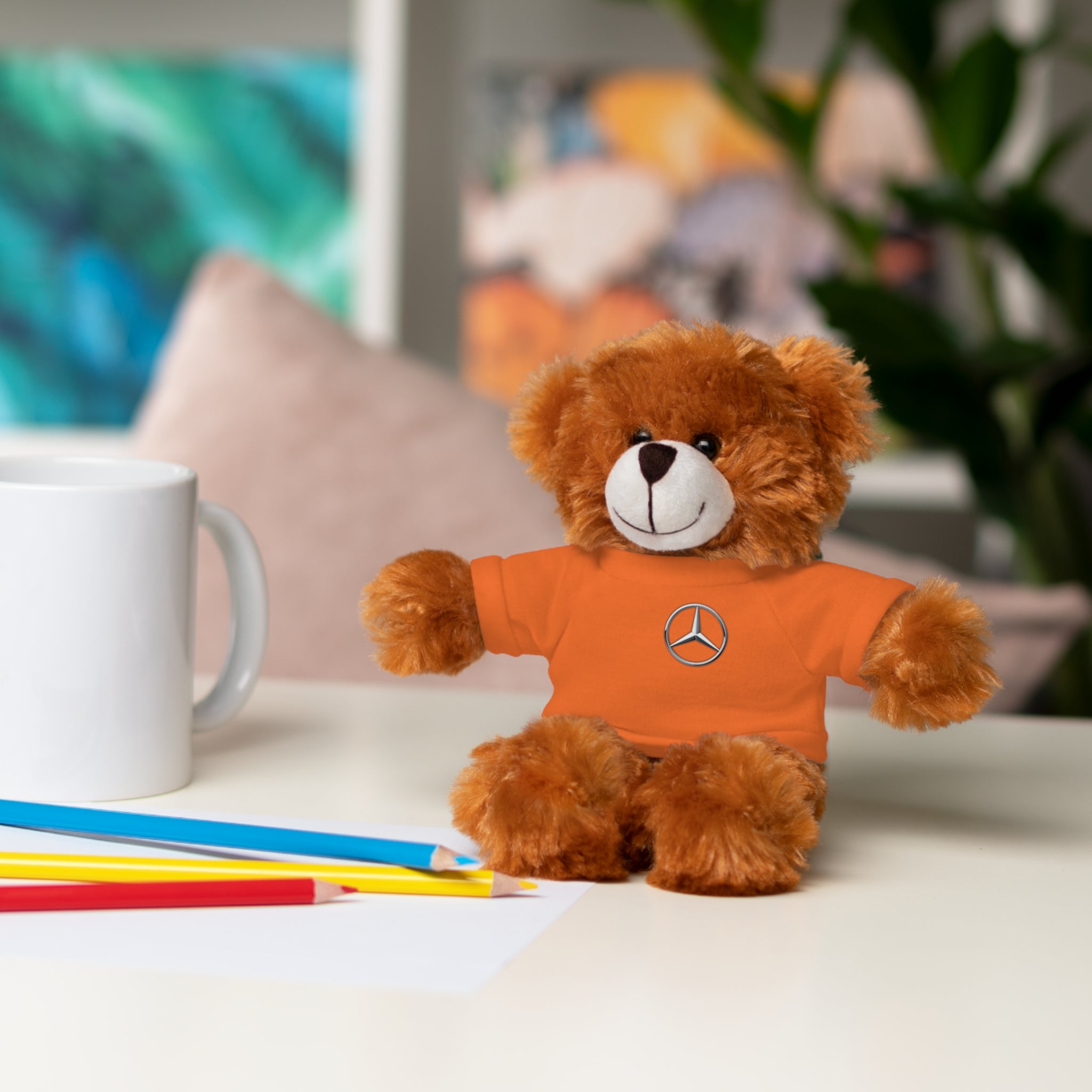 Plush Toy Mercedes Logo Stuffed Animal